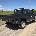 Macs steel tray with underbody tool box